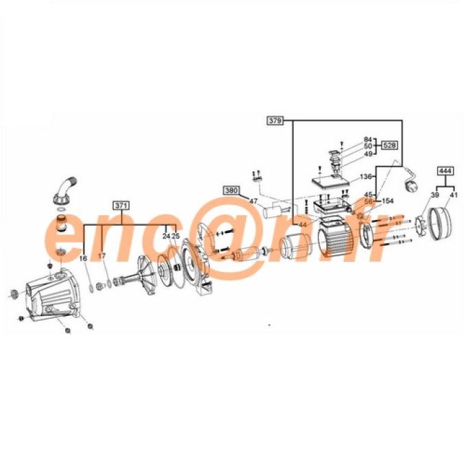 Pièces détachées de pompe surpresseur Flotec Gardenpress 50