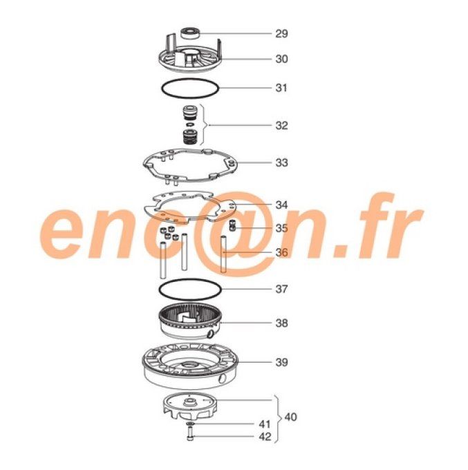 Garnitures mécaniques de pompe Flygt Ready 4, Ready 8 et  Ready 8S - 618 16 00 (618 16 001 + 621 02 